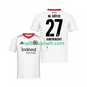 Maillot de Foot Eintracht Frankfurt Mario Gotze 27 Extérieur 2025-26